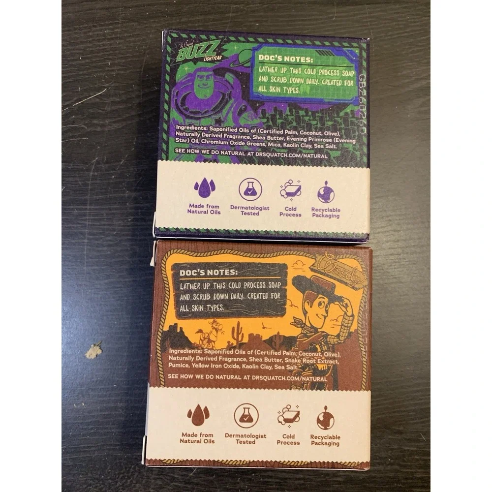 Dr. Squatch Toy Story 5 Limited Edition Soap Set - Cosmic Captain & Howdy Hero